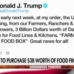 US to purchase $3 billion worth of food from farmers