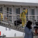 Coronavirus: Crew on virus-hit cruise ship allowed to disembark in Uruguay